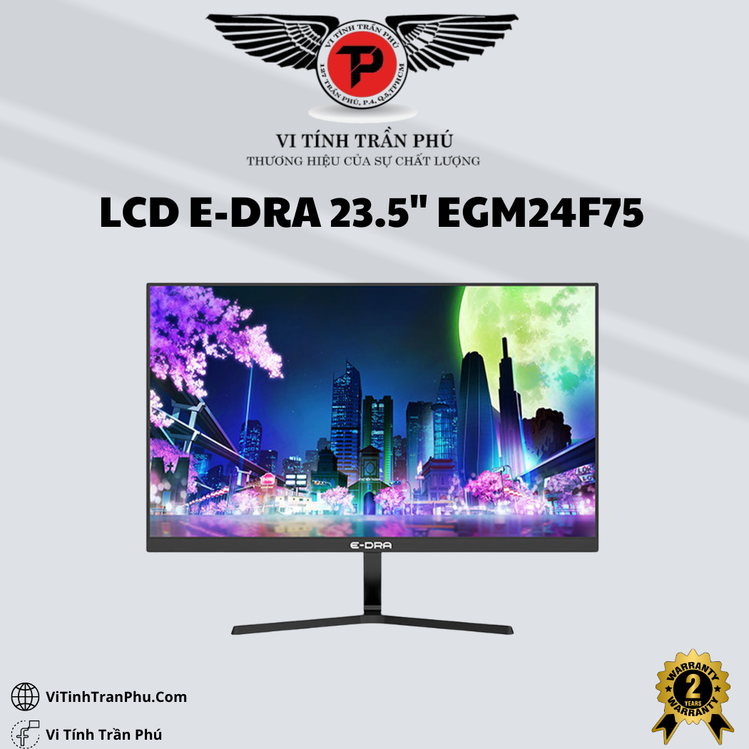 Màn hình máy tính E-DRA EGM24F75 24 inch FHD IPS 75Hz
